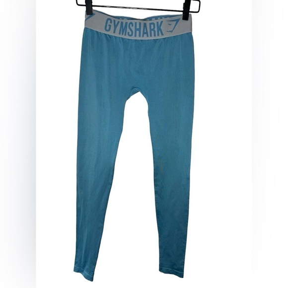 Gymshark Flex Fit Seamless Leggings Size XS Teal - Picture 3 of 9